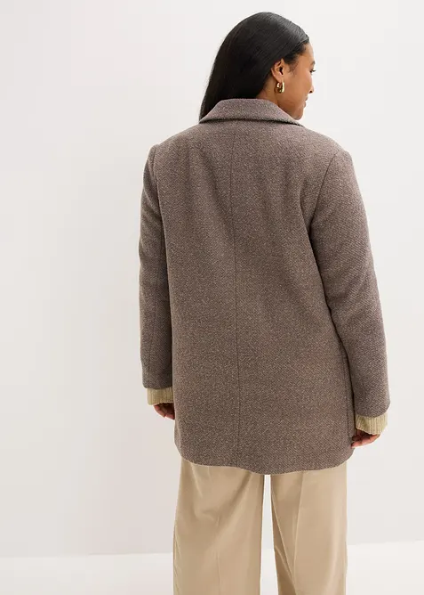 Kort k&aring;pe i ullstil, bonprix