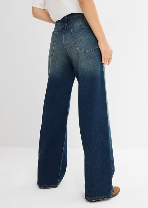 Loose Straight-jeans High Waist, Low Stretch, bonprix