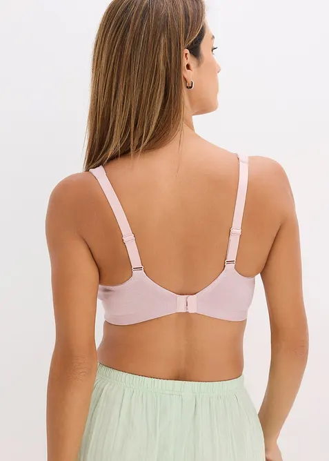 BH uten spiler med &oslash;kologisk bomull (2-pack), bonprix