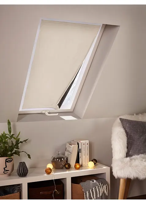 Vindusfolie med borrel&aring;s, bonprix