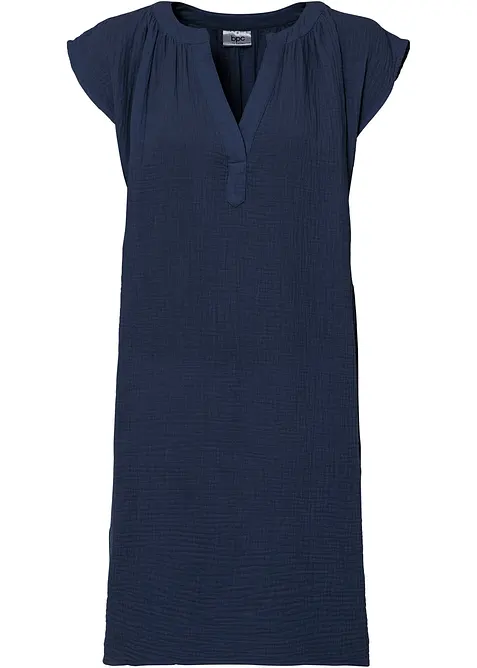 Musselin-kjole av bomull, bonprix