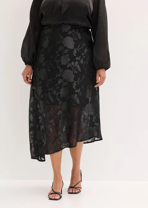 Maxiskj&oslash;rt med asymmetrisk fald, bonprix