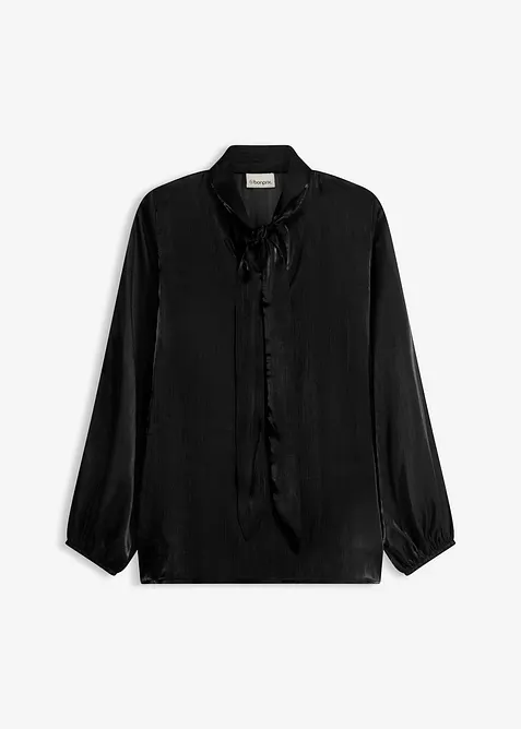 Bluse med sl&oslash;yfe, bonprix