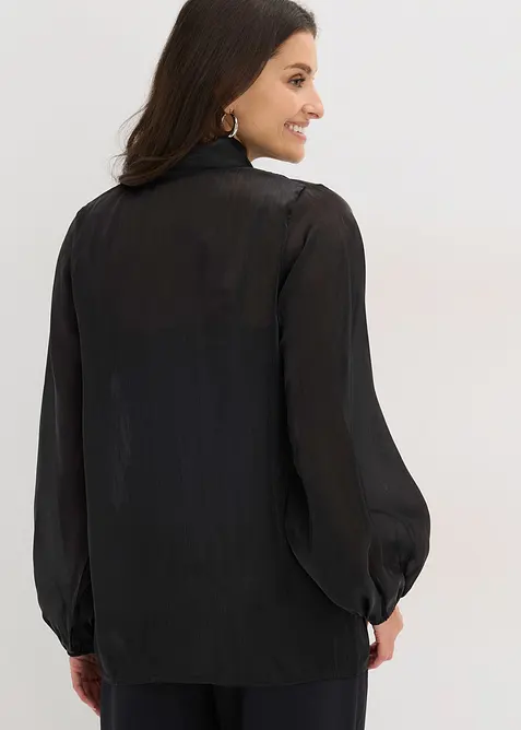 Bluse med sl&oslash;yfe, bonprix