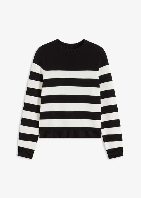 Stripet genser, bonprix