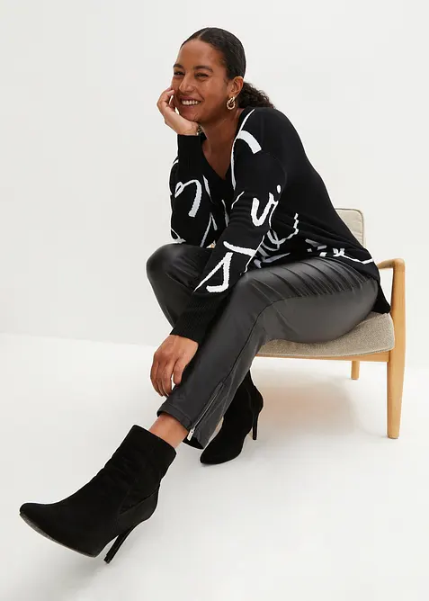 Genser med p&aring;skrift, bonprix