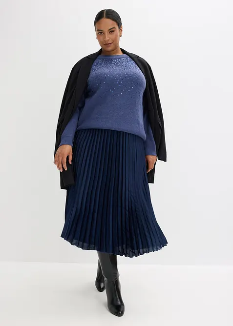 Genser med paljetter, bonprix