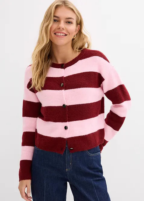 Finstrikket cardigan, bonprix