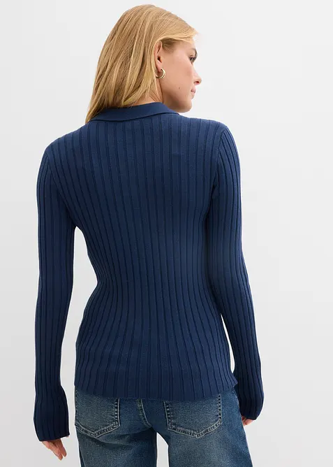 Ribbestrikket cardigan, bonprix