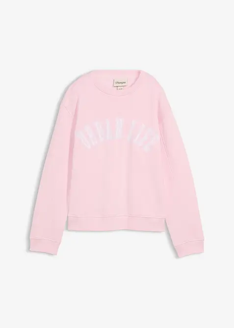 Oversized sweatshirt i 100% bomull, bonprix