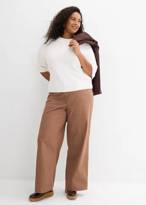 Boxy genser i myk viskosemiks, bonprix