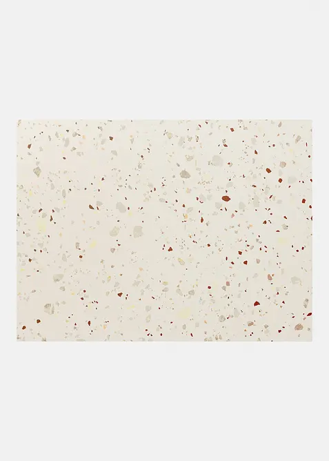 Vaskbar d&oslash;rmatte med blomsterm&oslash;nster, bonprix