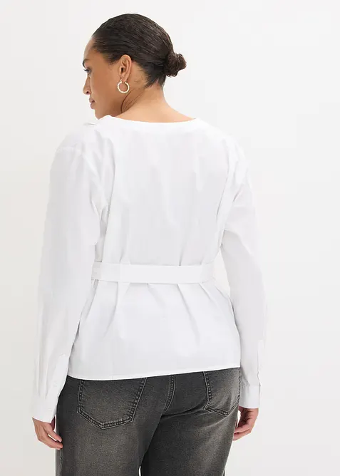 Bluse i 100% bomull, bonprix