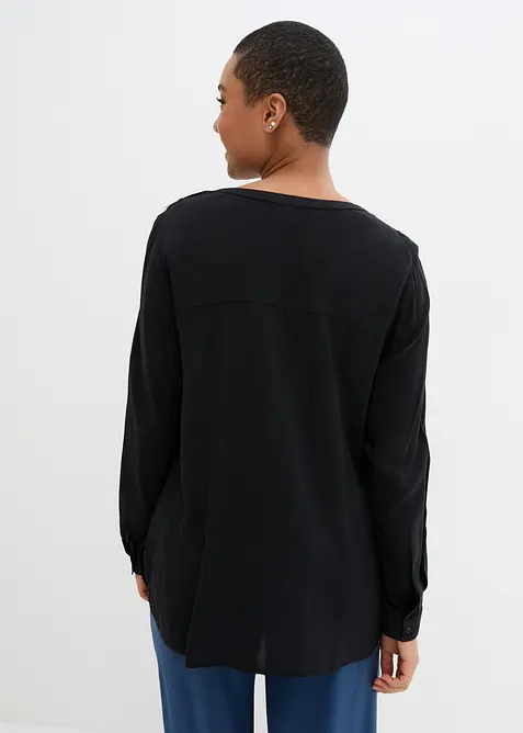 Blusetunika i myk viskose, bonprix