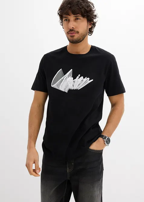 T-skjorte i 100% &oslash;kologisk bomull, bonprix