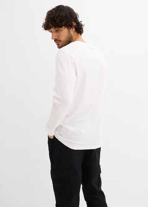 Langermet shirt med stretch, Slim Fit, bonprix