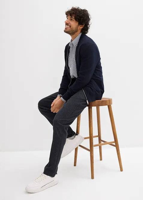 Strikkejakke med resirkulert bomull, bonprix