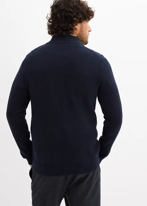 Strikkejakke med resirkulert bomull, bonprix