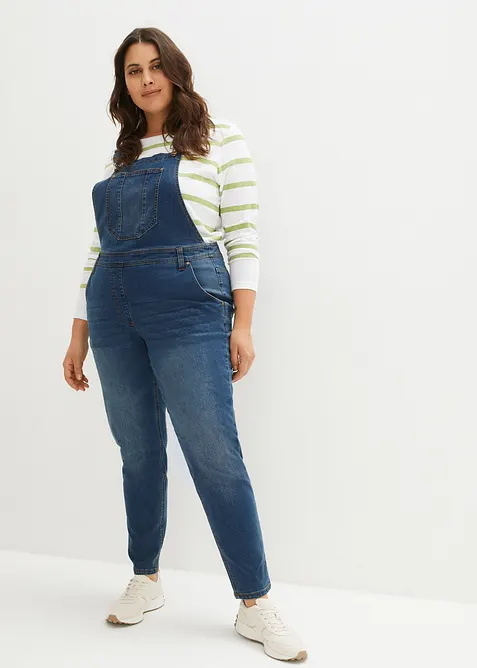 Snekkerbukse i denim og boyfriend-modell, bonprix