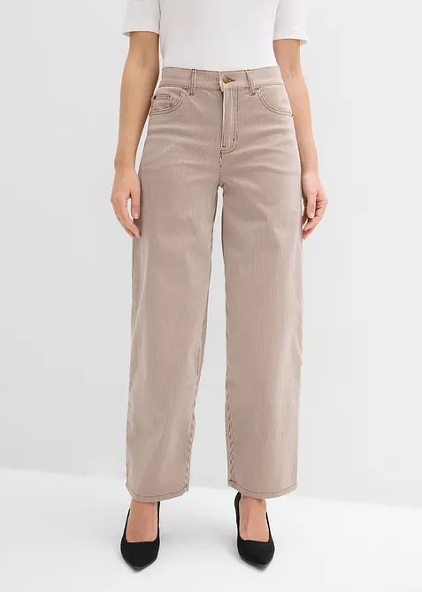 Ballongbukse med stripem&oslash;nster, bonprix