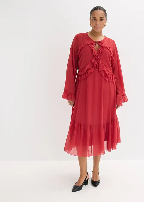 Chiffonkjole, bonprix