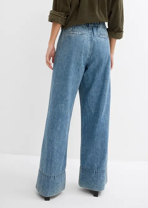 Wide Leg-jeans High Waist, bonprix