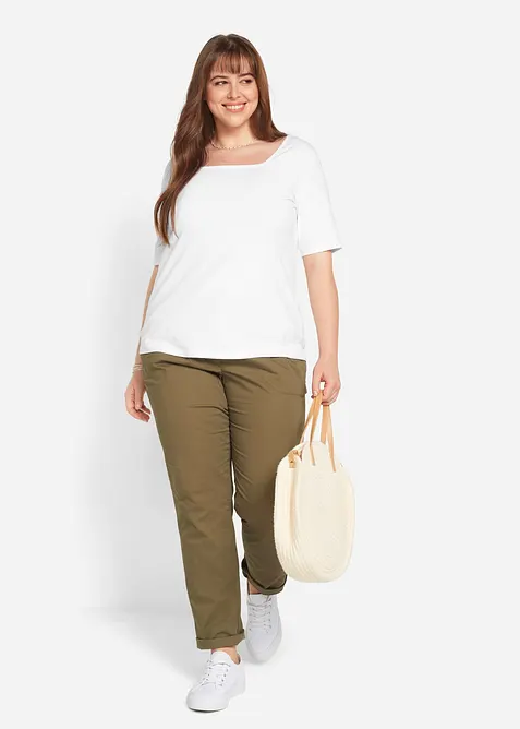 Chinos med stretch, bonprix