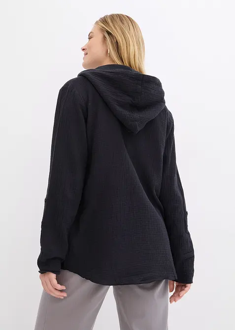 Pull on-bluse i luftig musselin, bonprix