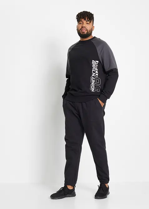 Joggebukse i 100% &oslash;kologisk bomull, bonprix