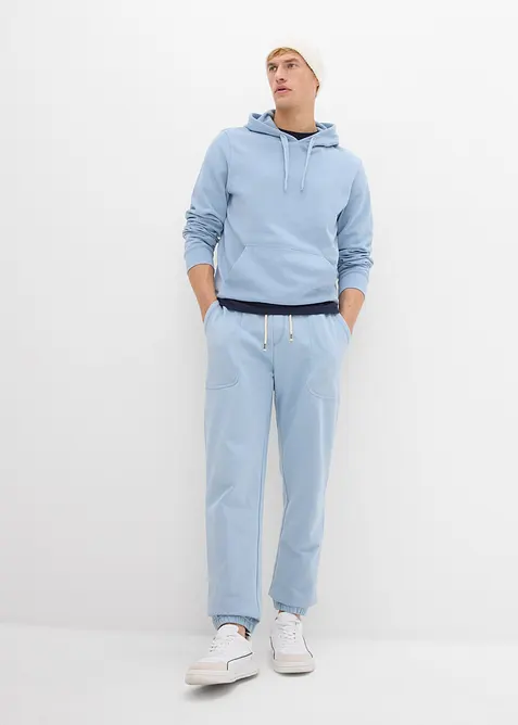 Joggebukse i 100% &oslash;kologisk bomull, bonprix