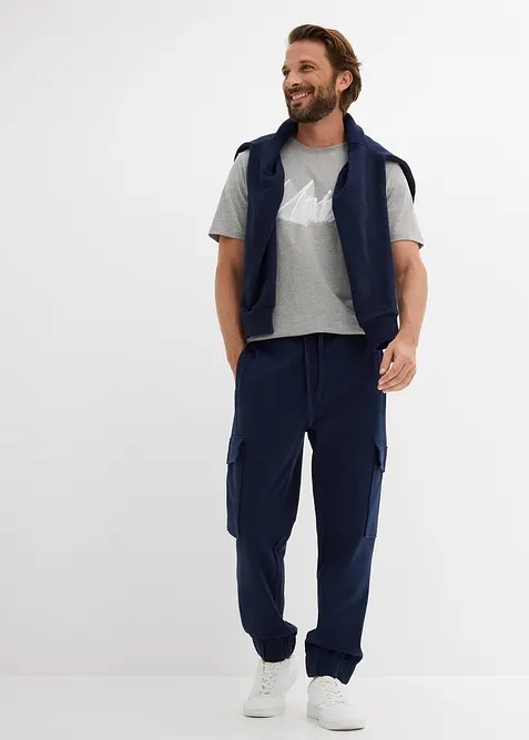 Joggebukse med cargolommer, Loose fit, bonprix