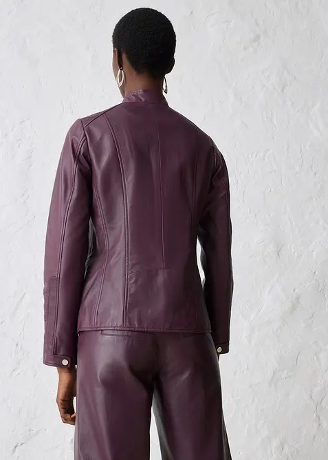 Skinnjakke i lammenappa, bonprix