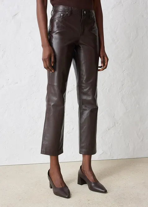 Skinnbukse i lammenappa, bonprix