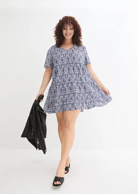 Bikerjakke i nappaskinn, bonprix