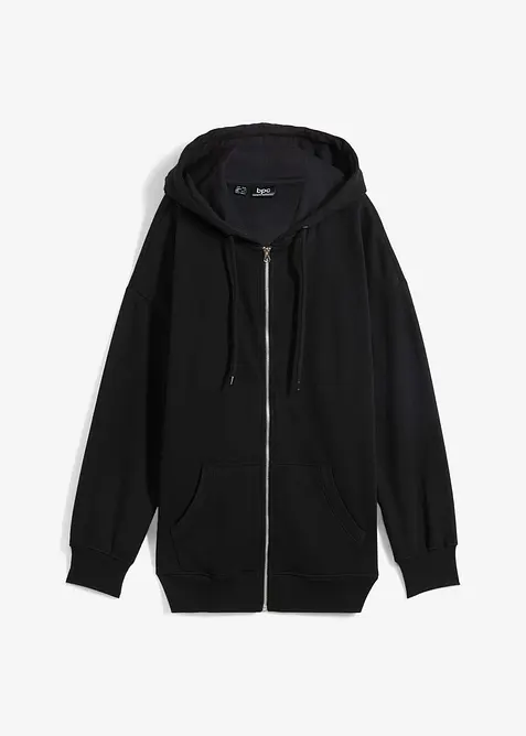 Sweatjakke med hette, bonprix