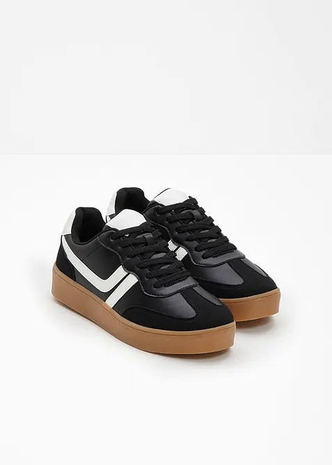 Plat&aring;sneakers i retrostil, bonprix