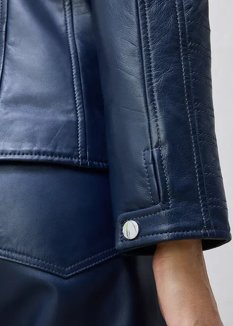 Skinnjakke i lammenappa, bonprix