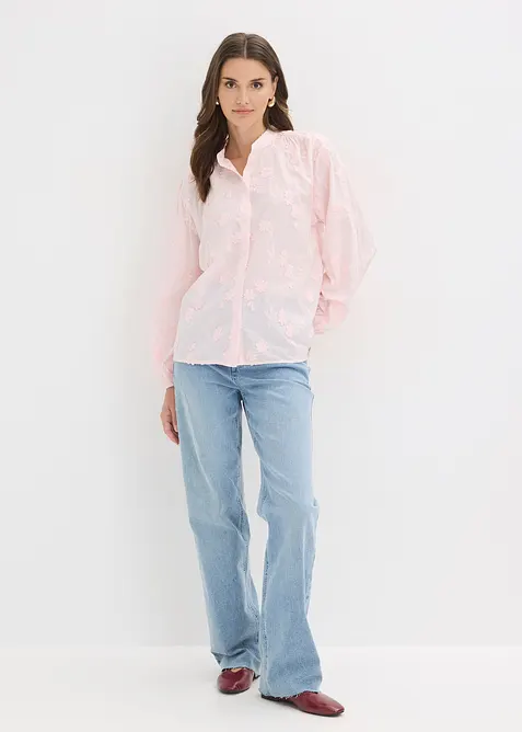 Bluse i 100% bomull, bonprix