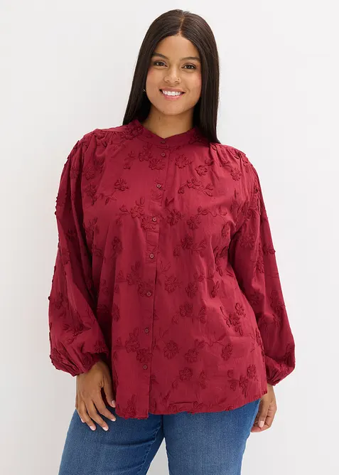 Bluse i 100% bomull, bonprix