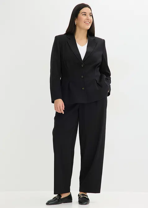 Blazer med sydde folder, bonprix