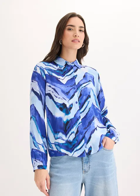 M&oslash;nstret bluse, bonprix