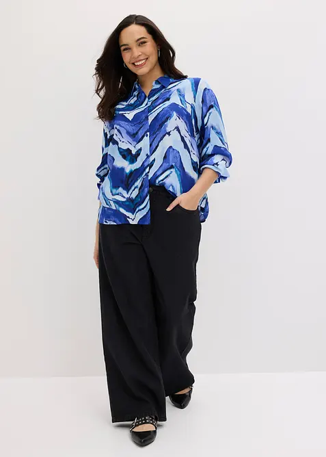 M&oslash;nstret bluse, bonprix