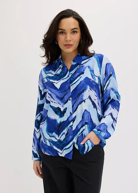 M&oslash;nstret bluse, bonprix
