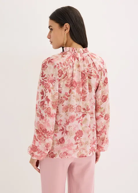 Chiffontunika med knyting, bonprix