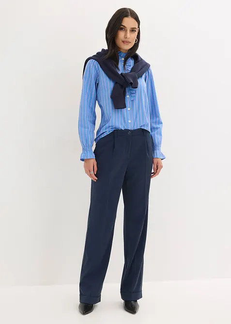 Rysjebluse i poplin, bonprix