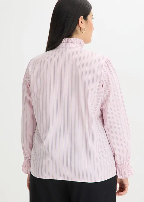 Rysjebluse i poplin, bonprix