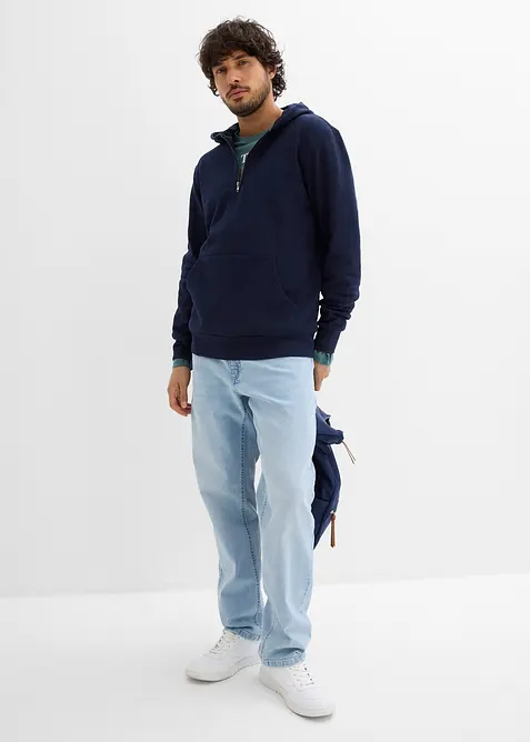 Hettegenser med glidel&aring;s av 100% &oslash;kologisk bomull, bonprix