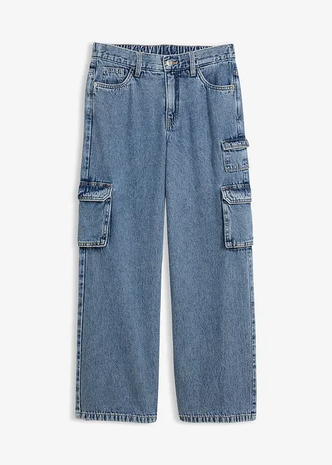 Wide Leg-jeans Mid Waist, bonprix