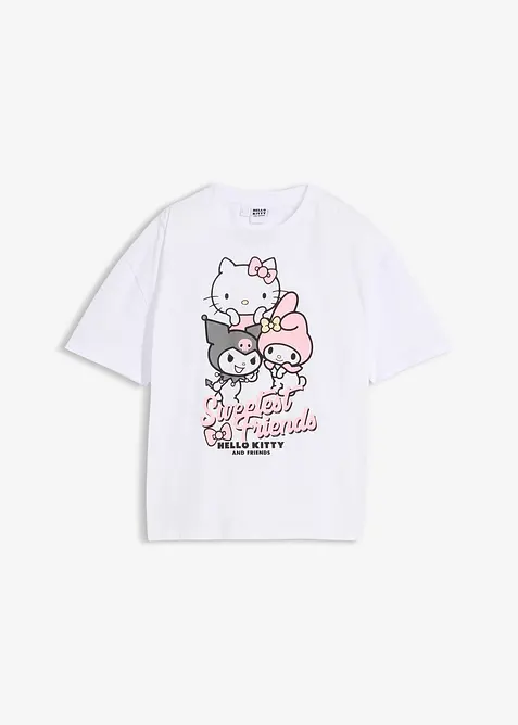 Oversized Hello Kitty-topp i 100% bomull, Hello Kitty