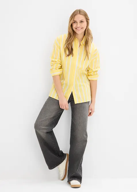 Skjorte i bomullspoplin, bonprix